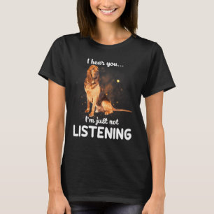 Camiseta Perro sangriento que oí que no escuchabas