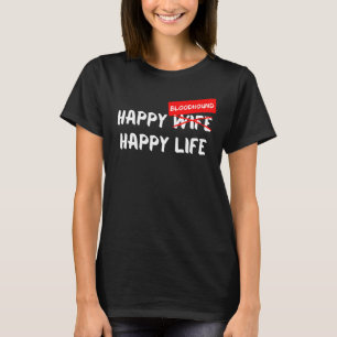 Camiseta Perro sangriento Rama vida feliz animal Amigo perr