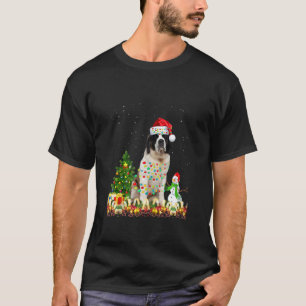 Camiseta Perro Santa Hat Navidades Dog Light Tr