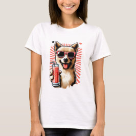 Camiseta Perro sarcástico y gracioso
