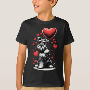 Camiseta Perro Schnauzer Dueño de perro del día de San Vale