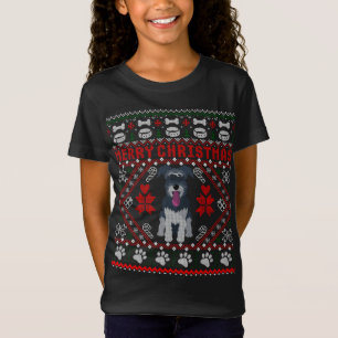 Camiseta Perro Schnauzer en miniatura Feliz Navidad Feo Sud