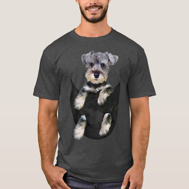 Camiseta Perro Schnauzer en regalos de pichón (Anverso)