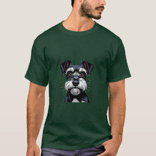 Camiseta Perro Schnauzer miniatura
