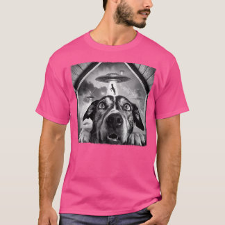 Camiseta Perro Secuestrado Por Alienígenas Divertido Hallow