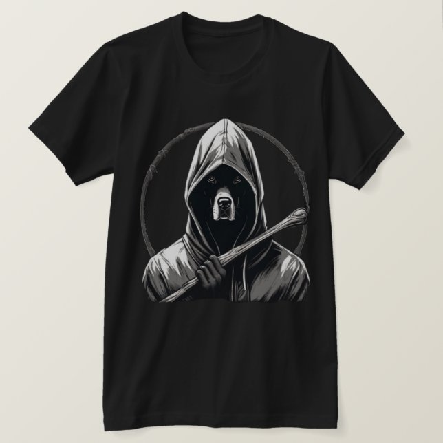 Camiseta Perro, señor del crimen (Anverso del diseño)
