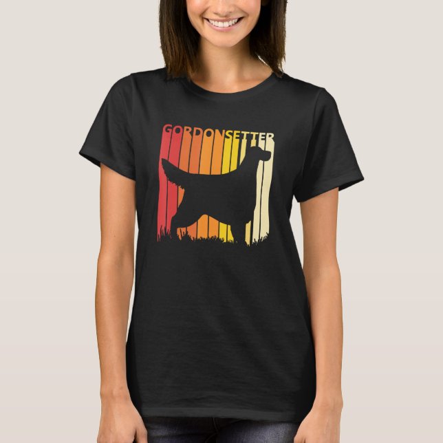 Camiseta Perro Setter Gordon (Anverso)