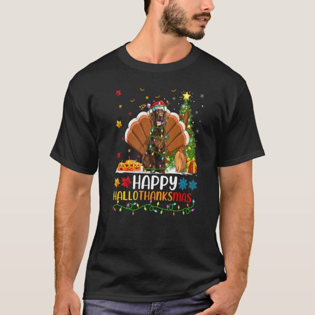 Camiseta Perro Setter Irlandés   Setter Irlandés Hellothank (Anverso)