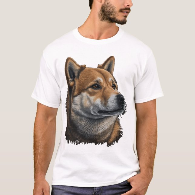 Camiseta Perro Shiba Inu (Anverso)
