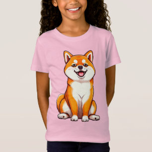 Camiseta Perro Shiba Inu alegre