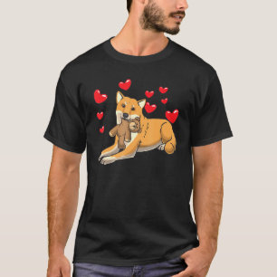 Camiseta Perro Shiba Inu Con Animales Y Corazones Llenos