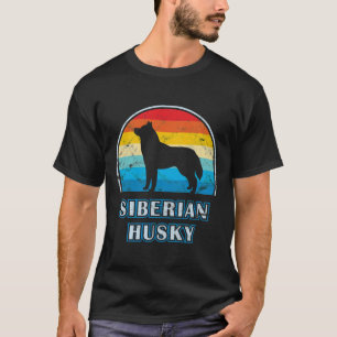 Camiseta Perro Siberian Husky Vintage Design