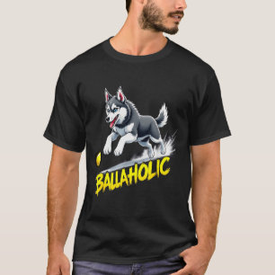 Camiseta Perro Siberiano Husky Balahólico Divertido Persigu
