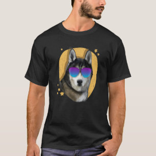 Camiseta Perro siberiano Husky divertido y genial para homb
