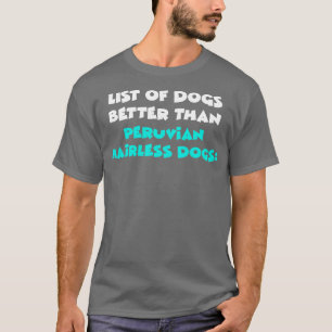 Camiseta Perro sin pelo peruano