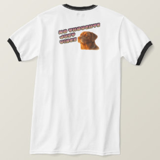 Camiseta Perro sin Pensamientos Solo Vibraciones