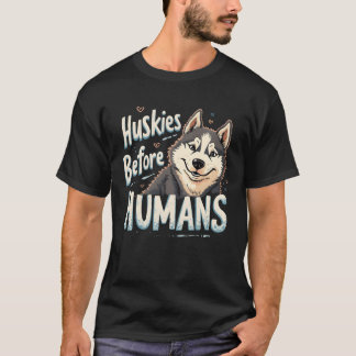 Camiseta Perro Sledding Mushing Adventure Huskyeam Diversió