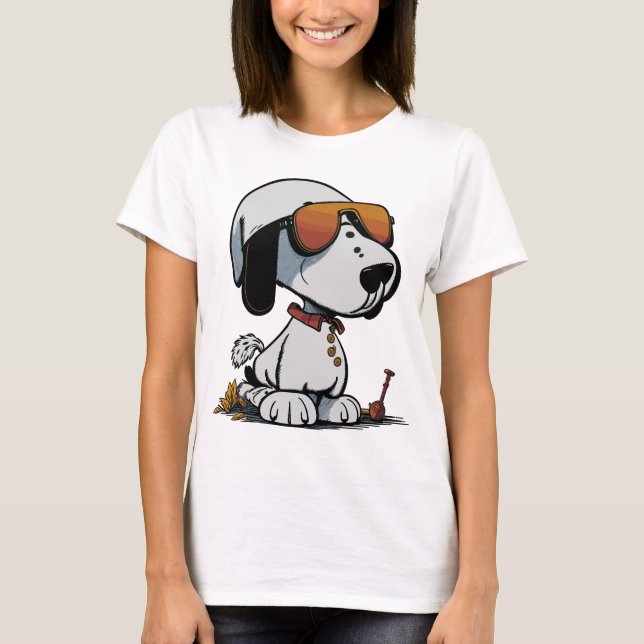 Camiseta Perro Snoopy (Anverso)