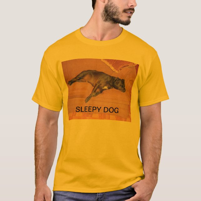 Camiseta Perro soñoliento (Anverso)