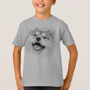 Camiseta Perro sonriente de Shiba Inu