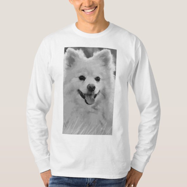 Camiseta Perro spitz japonés (Anverso)