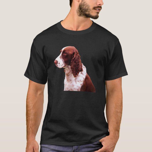 Camiseta Perro Springer Spaniel Inglés (Anverso)