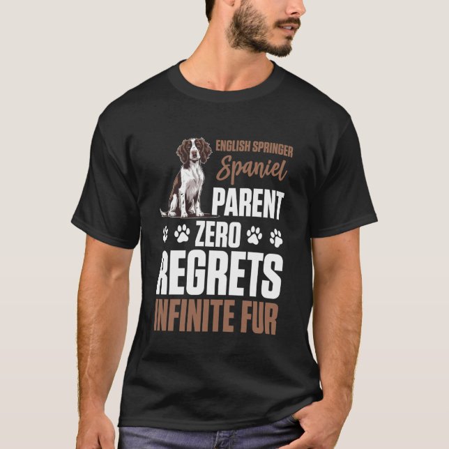 Camiseta Perro Springer Spaniel Inglés (Anverso)