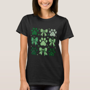 Camiseta Perro St Patricks Coquette Pata Paddy's Irlandés T