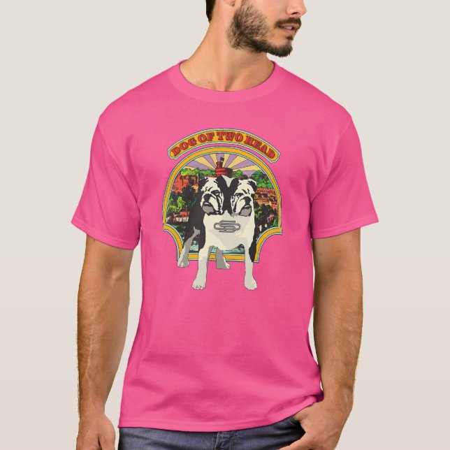 Camiseta Perro Status Quo De Dos Cabezas (Anverso)