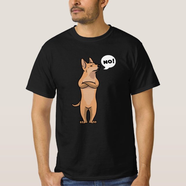 Camiseta Perro Stubborn Carolina (Anverso)