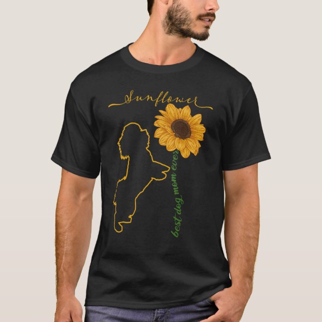 Camiseta Perro Sunshine Perros Sunflower Dogmami Positiv Di (Anverso)