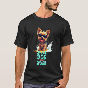 Camiseta Perro surfista Cool Yorkshire Terrier
