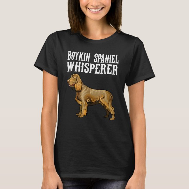 Camiseta Perro Susurrador Boykin Spaniel (Anverso)