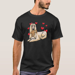 Camiseta Perro Tazi Perro Afgano Con Animal Lleno
