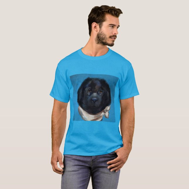 Camiseta Perro Terranova (Anverso completo)