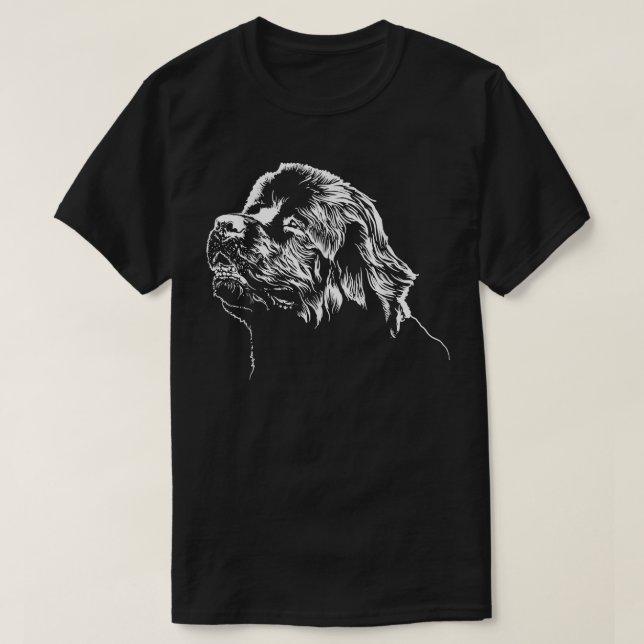 Camiseta Perro Terranova  (Diseño del anverso)