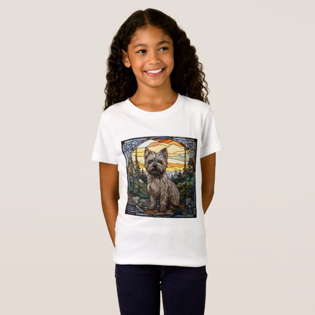 Camiseta Perro Terrier Cairn (Anverso completo)
