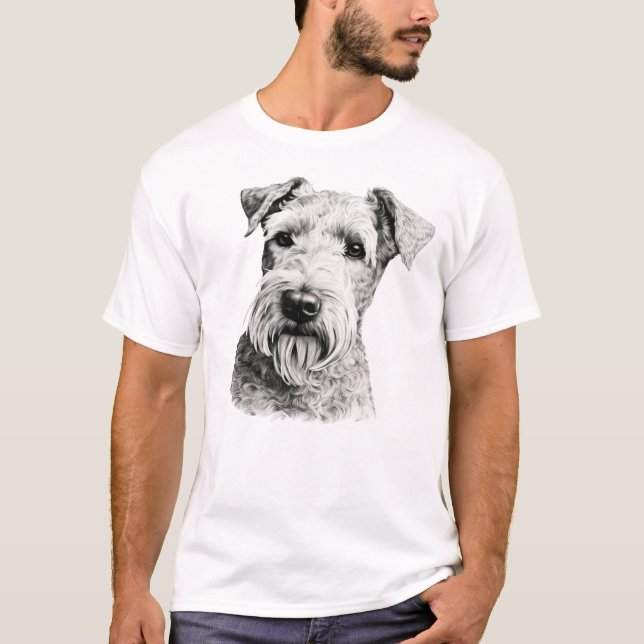 Camiseta Perro Terrier de Lakeland (Anverso)
