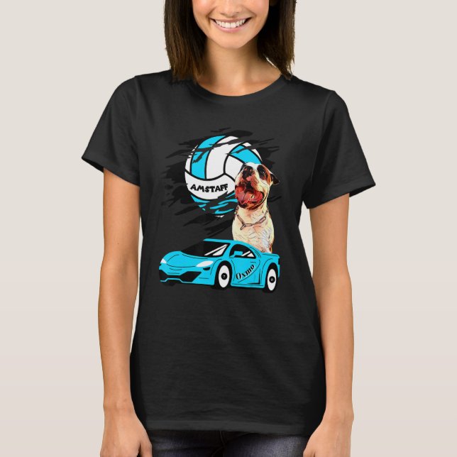 Camiseta Perro Terrier de Staffordshire (Anverso)