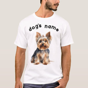 Camiseta Perro Terrier de Yorkshire - Personalizar con nomb