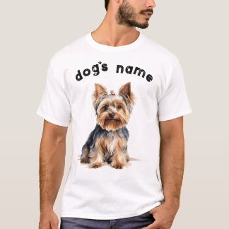 Camiseta Perro Terrier de Yorkshire - Personalizar con nomb