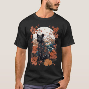 Camiseta Perro territorial de Samurai Patterdale, un japoné