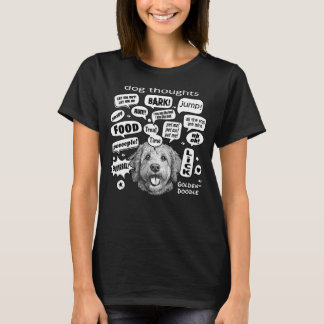 Camiseta Perro Thoughts - Goldendoodle