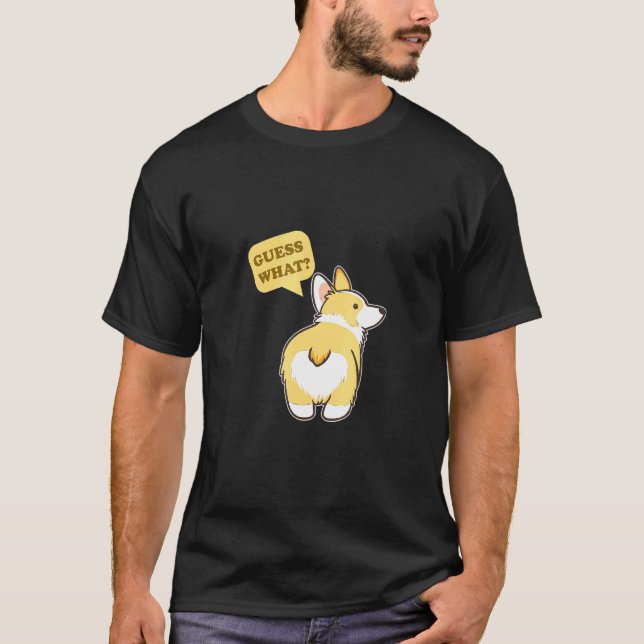 Camiseta Perro Trasero Corgi (Anverso)