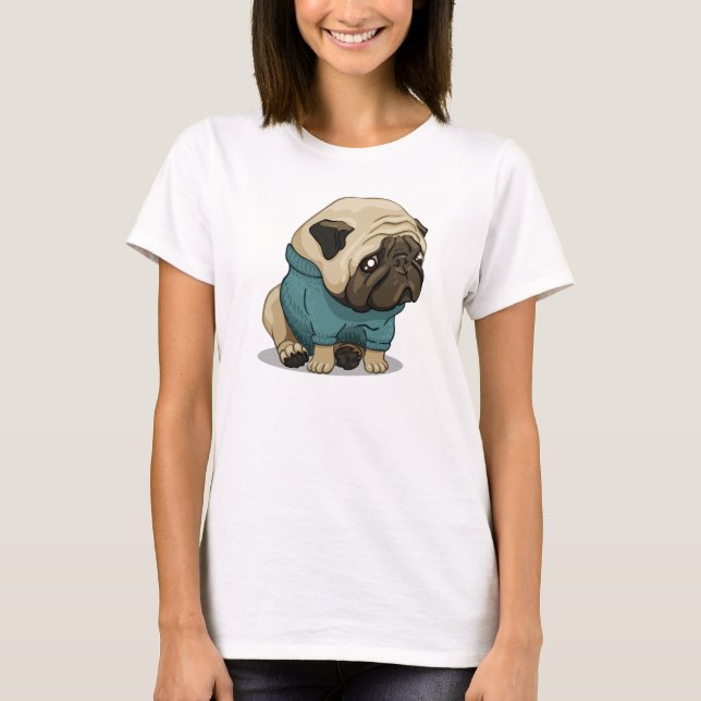 Camiseta Perro triste del barro amasado (Anverso)