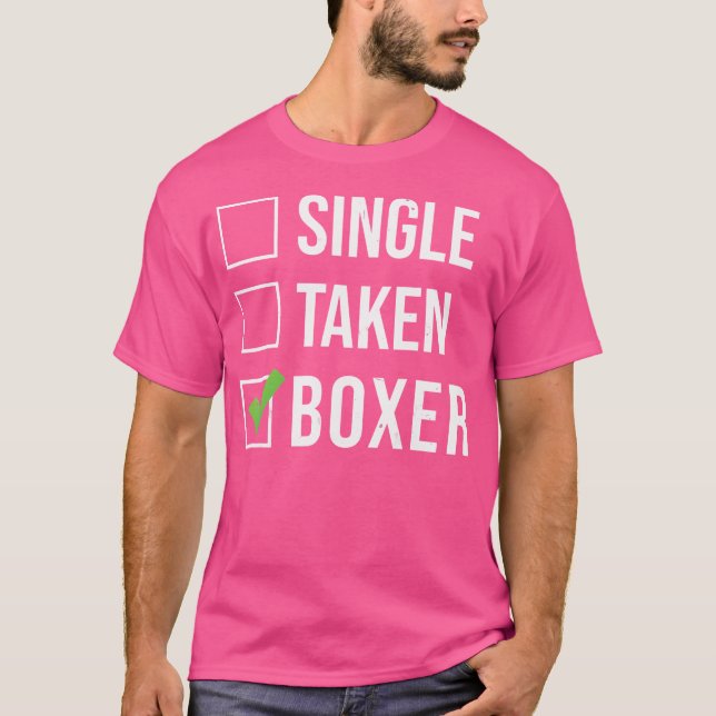 Camiseta Perro único de Boxer (Anverso)