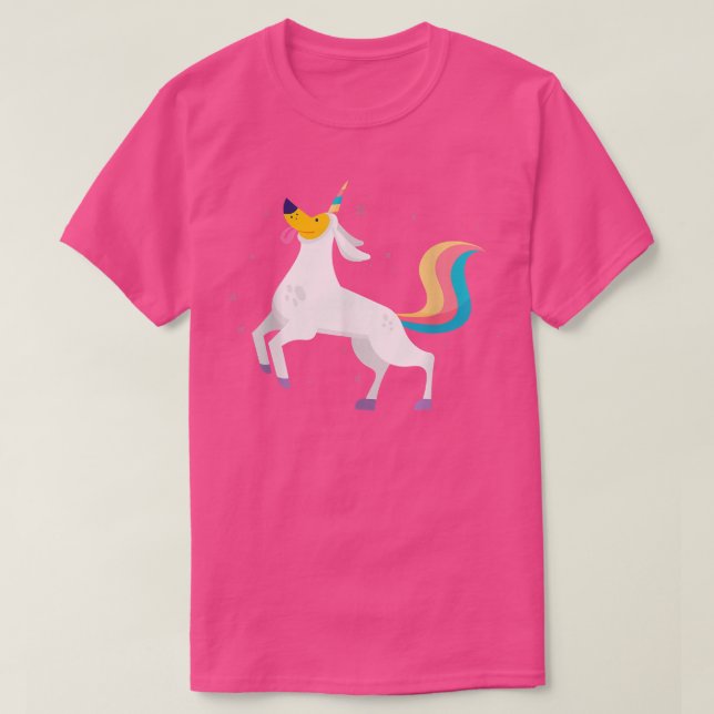Camiseta Perro Unicornio (Diseño del anverso)