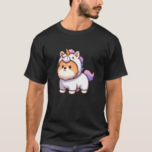Camiseta Perro Unicornio Chow Chow Criatura Mitológica Dive