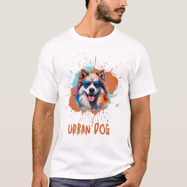 Camiseta Perro urbano 1 (Anverso)