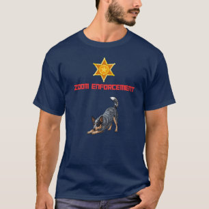 Camiseta Perro Vaqueo Zoom Enfprcemtn